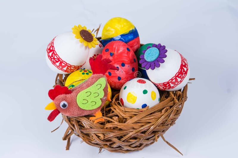 Ovos da páscoa fotos de stock royalty free