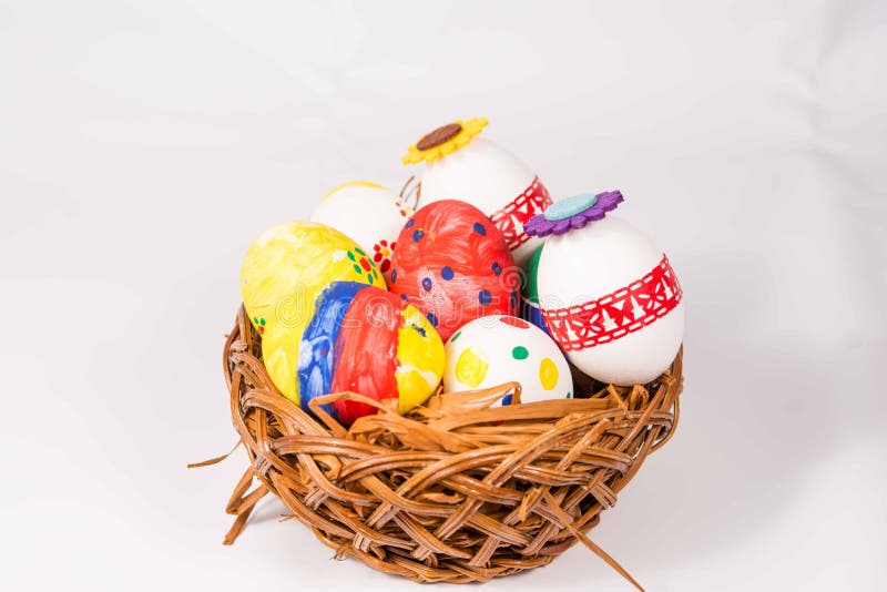 Ovos da páscoa fotos de stock royalty free