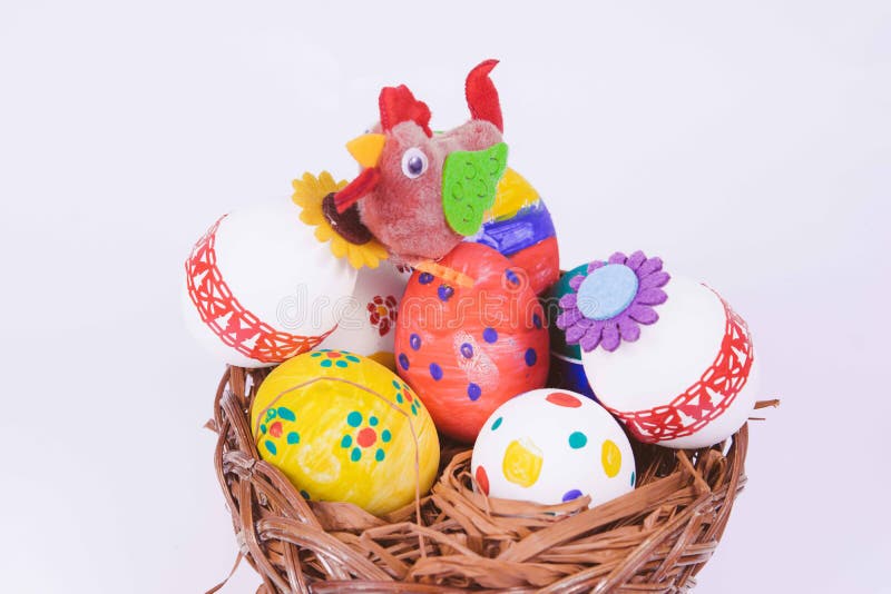 Ovos da páscoa foto de stock
