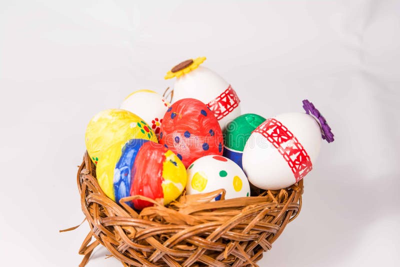 Ovos da páscoa fotos de stock royalty free