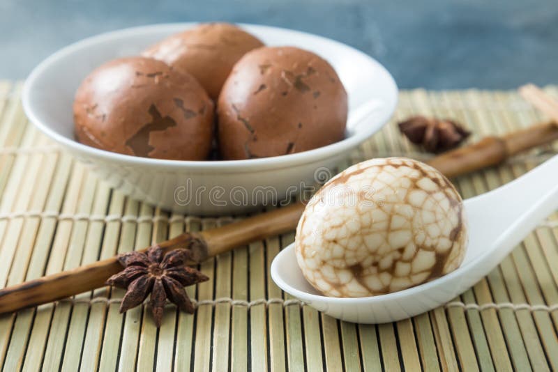 Hard Boiled Chinese Marbled or Tea Eggs. Hard Boiled Chinese Marbled or Tea Eggs