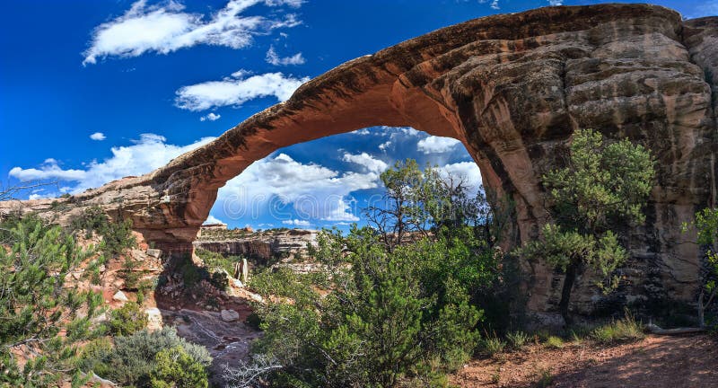 Owachomo bridge in Natural Bridges National Monument Utah USA