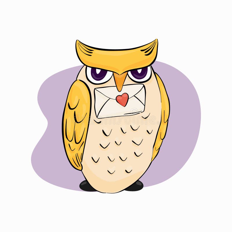 Owl Mail Stock Illustrations 258 Owl Mail Stock Illustrations