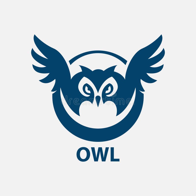 Owl icon in trendy design style. Owl vector logo icon modern and simple flat symbol vector illustration Owl icon in trendy design style. Owl vector logo icon modern and simple flat symbol vector illustration