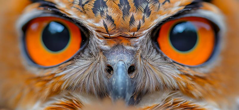 Owl wallpaper. Owl poster vector illustration