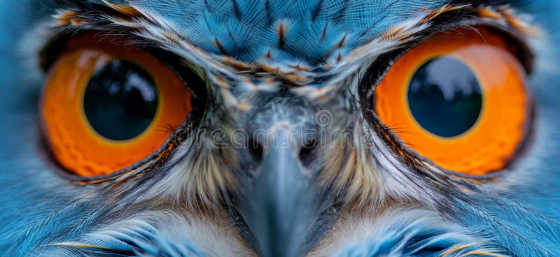 Owl wallpaper. Owl poster vector illustration