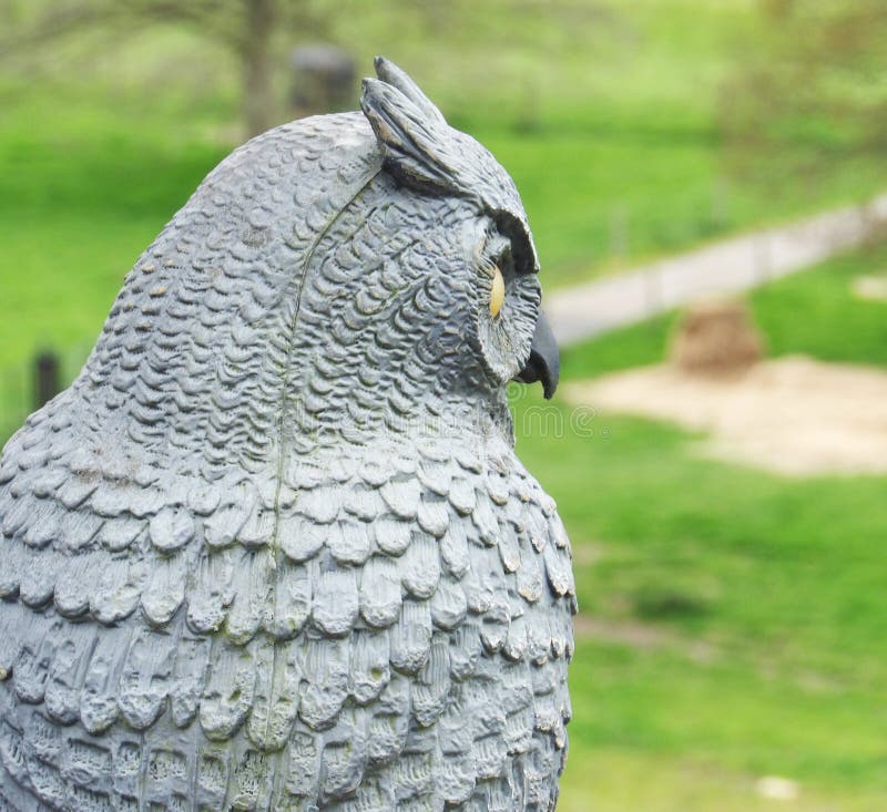 Owl Sculpture imagens de stock Owl Sculpture imagens de stock