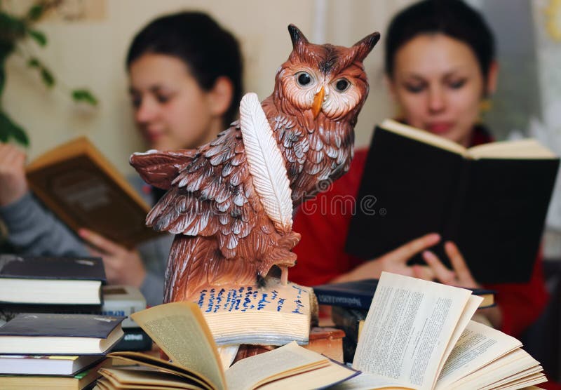Owl - a symbol of knowledge.