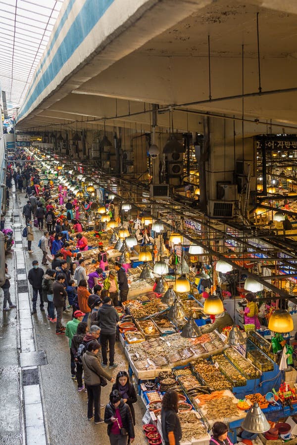 Owoce morza rynek w Seul zdjęcie stock Owoce morza rynek w Seul zdjęcie stock