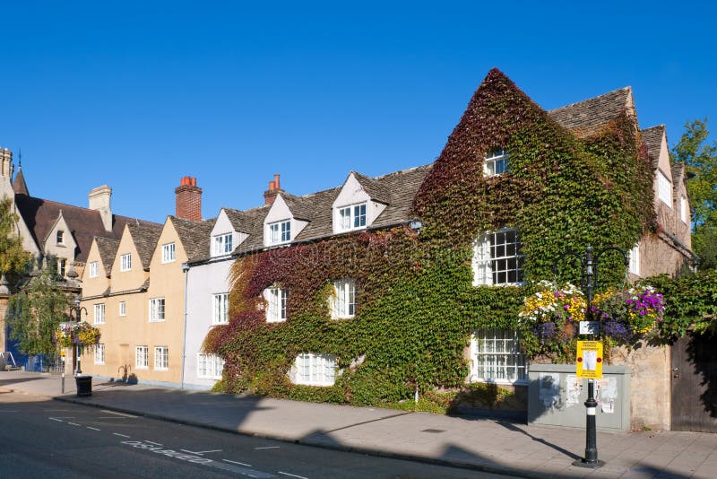 Ivy covered building. Oxford, England. Ivy covered building. Oxford, England