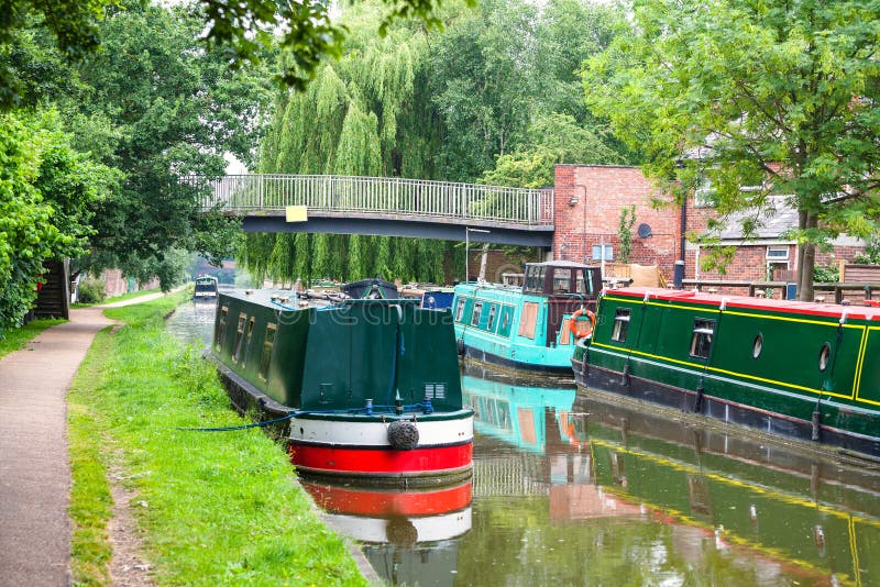 Oxford-Kanal Oxford, England stockbild Oxford-Kanal Oxford, England stockbild
