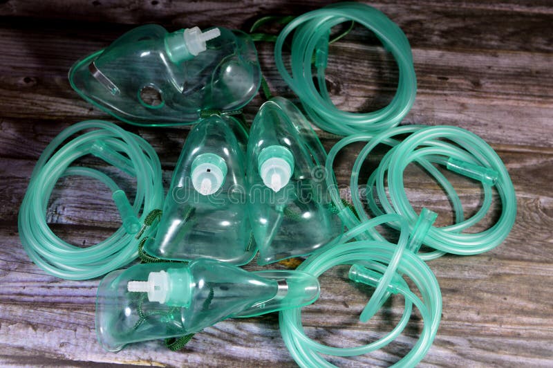 Oxygen Mask, a Mask that Provides a Method To Transfer Breathing Oxygen ...