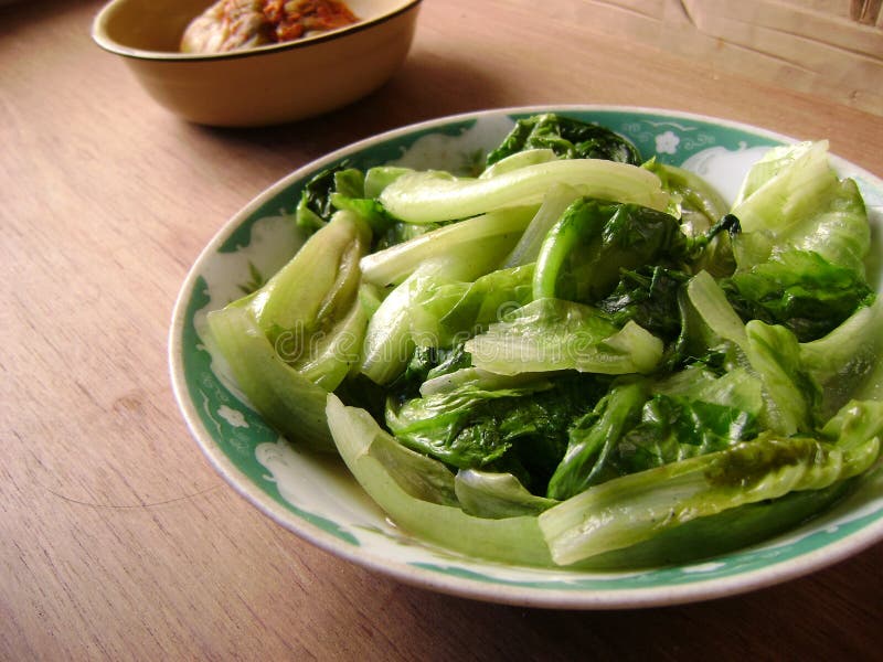 Oyster sauce with lettuce stock image. Image of eating 65638881