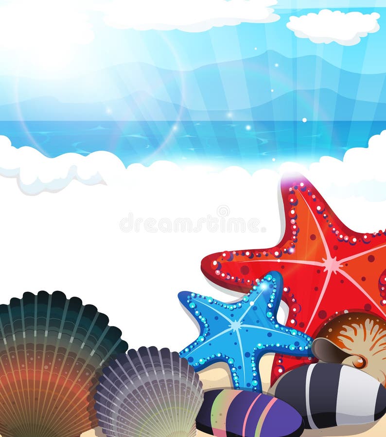 Ozeanleben lizenzfreie abbildung