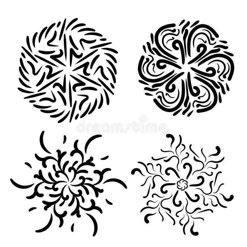 Abstract round design royalty free illustration Abstract round design royalty free illustration