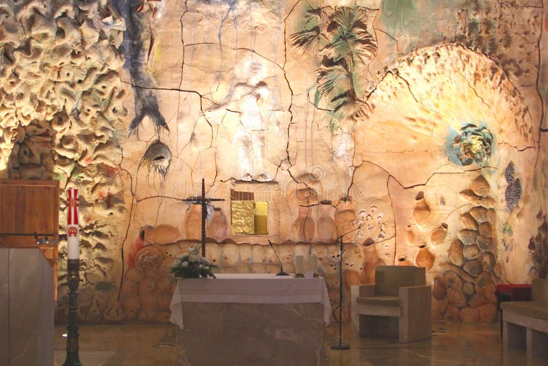 Ołtarz i grafika w Katedralnym Santa Maria, Palma, Mallorca (los angeles Seu) zdjęcia stock Ołtarz i grafika w Katedralnym Santa Maria, Palma, Mallorca (los angeles Seu) zdjęcia stock