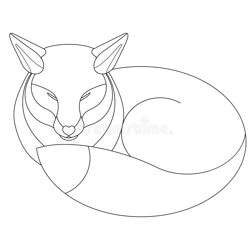 Raposa Fofa Dos Desenhos Animados Para Colorir Ilustração Vetorial De  Página PNG , Esboço De Desenho Animado, Desenho De Animais, Livro De Cores  PNG Imagem para download gratuito