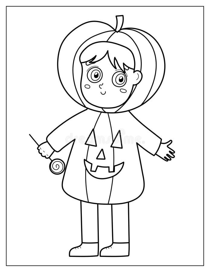 Boo halloween para colorir com uma aranha fofa pendurada em uma