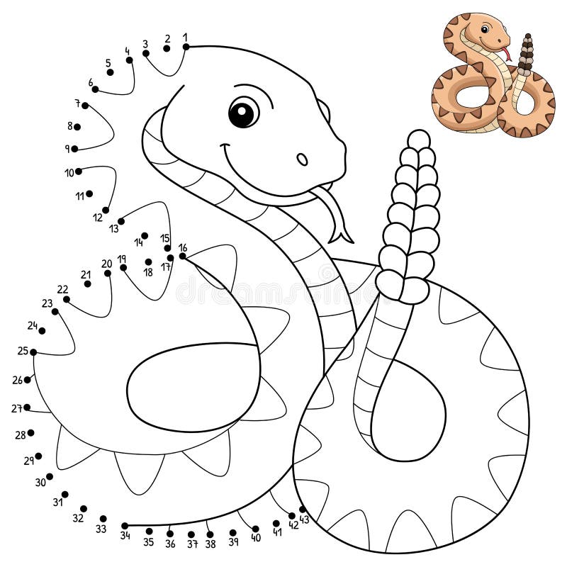 Desenho de Serpente cascavel para Colorir - Colorir.com