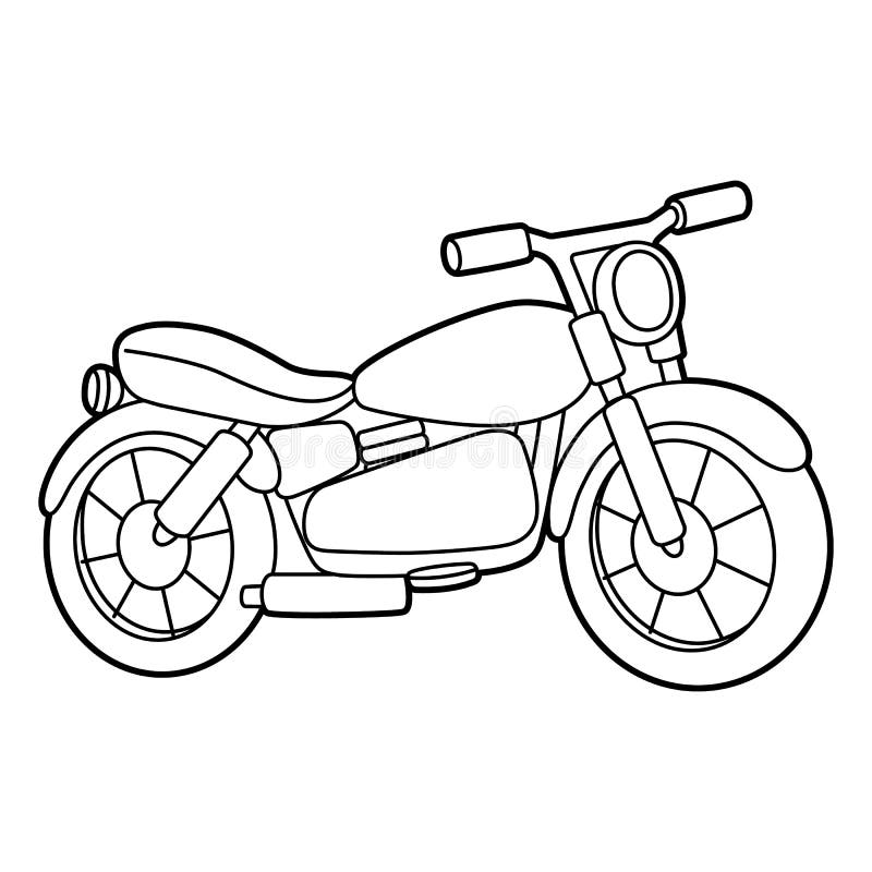 Desenhos de MOTOCICLETAS para colorir - Desenhos para colorir