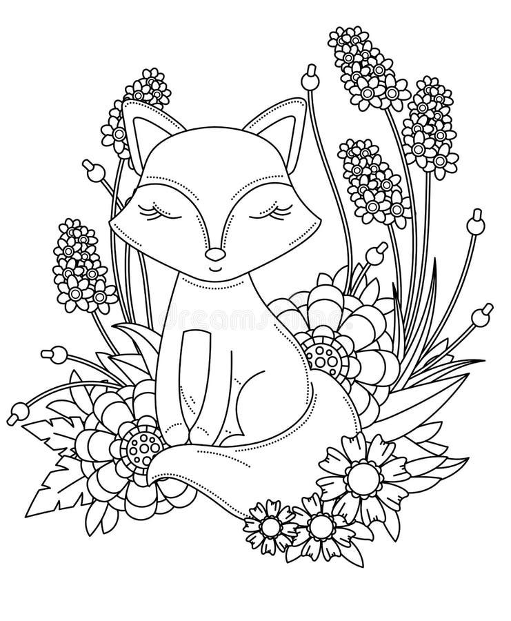 Desenhos para colorir gratuitos de Raposas para baixar - Raposas - Coloring  Pages for Adults