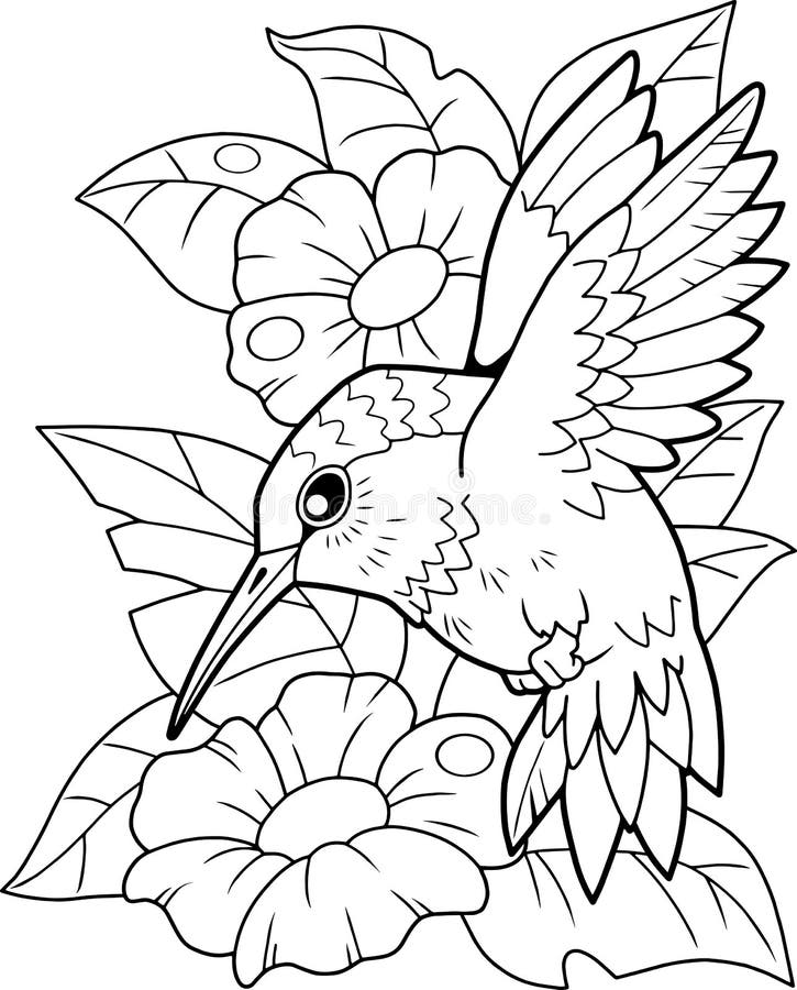 Desenho para colorir adulto de coruja fofa sentada em um galho