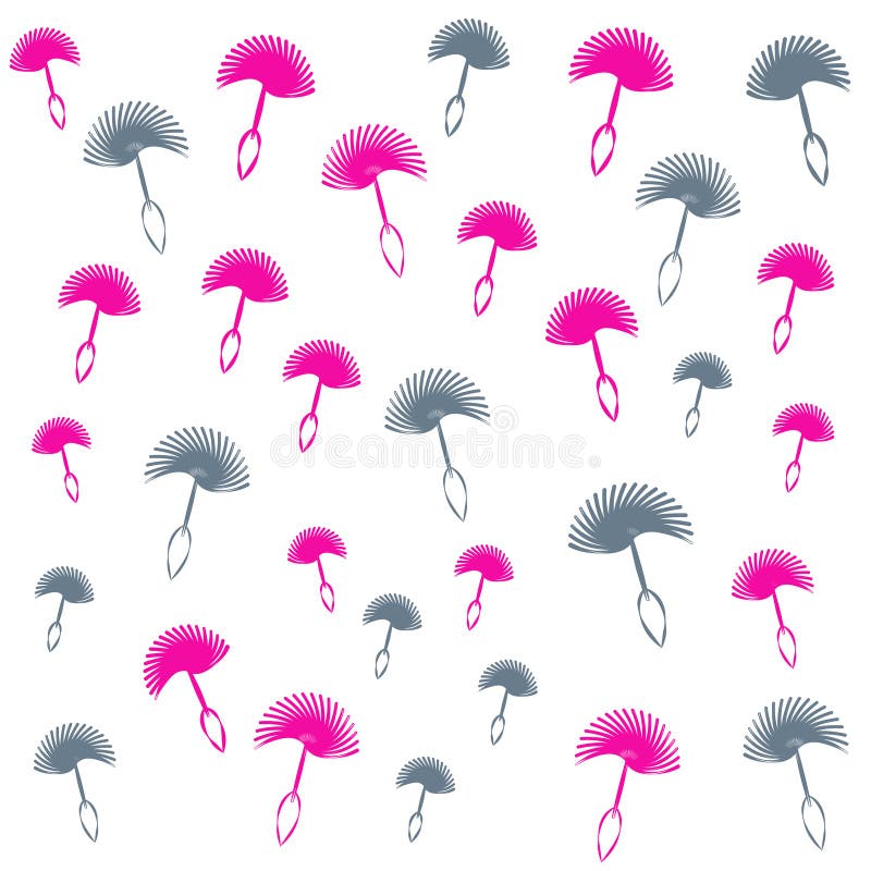 Paardebloemzaden op zwarte achtergrond Vector illustratie stock illustratie Paardebloemzaden op zwarte achtergrond Vector illustratie stock illustratie