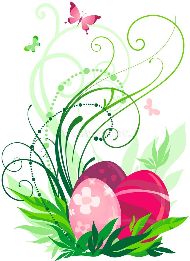 Paaseieren royalty-vrije illustratie Paaseieren royalty-vrije illustratie