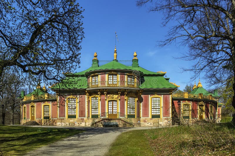 Pabellón chino en Drottningholm, Estocolmo fotografía de archivo libre de regalías Pabellón chino en Drottningholm, Estocolmo fotografía de archivo libre de regalías