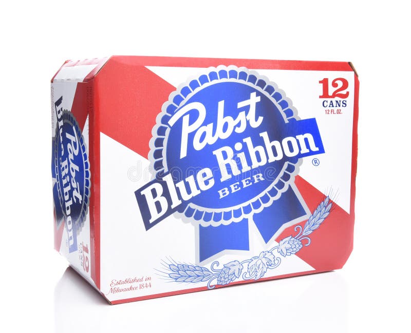 Pabst Blue Ribbon Beer Can editorial image. Image of editorial 