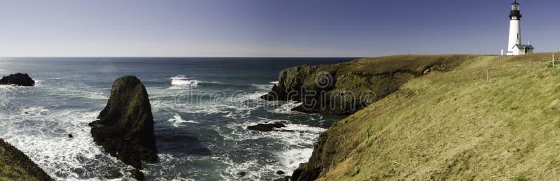 Pacific coast lighthouse