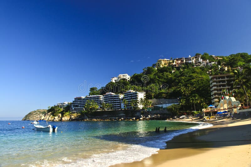 Pacific coast of Mexico stock photo. Image of mexican 13254250