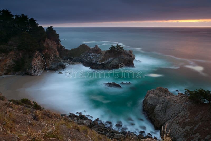 Pacific coastline.