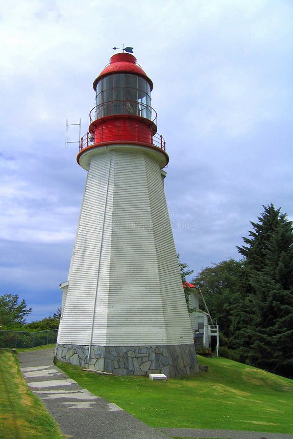 Pachena Lighthouse along West Coast Trail, Pacific Rim National Park, Vancouver Island, British Columbia