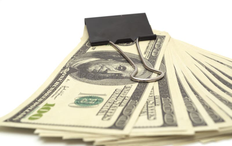 Pack dollars stock photos