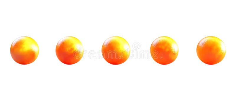 Pack of Orange Pixel Balls Background Free Download set against transparent background royalty free illustration