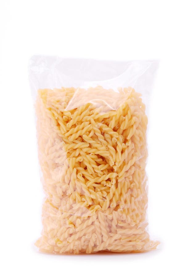 A pack of pasta isolated on a white royalty free stock photos A pack of pasta isolated on a white royalty free stock photos