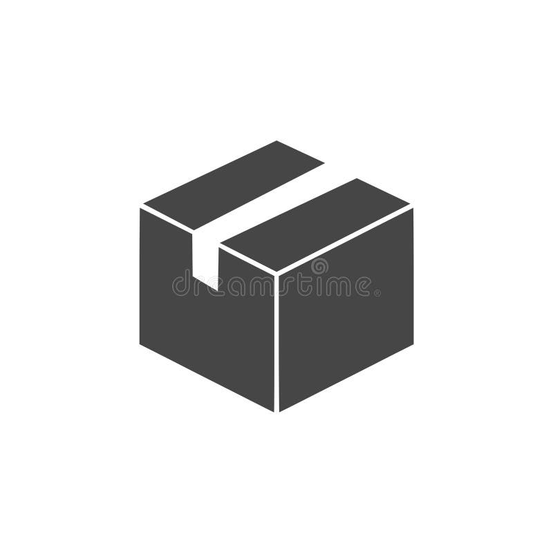 Package Delivery Icon, Box Logo, Simple Vector Icon Stock Vector -  Illustration of mail, black: 122259247