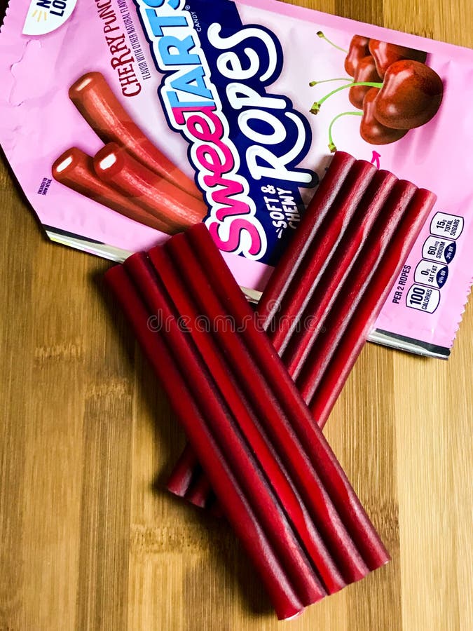 Package of Sweetarts Cherry Ropes Candy Editorial Stock Image Image of cherry, sweet 123089149