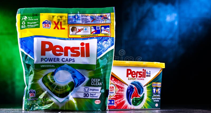 Packages of Persil laundry detergent royalty free stock image