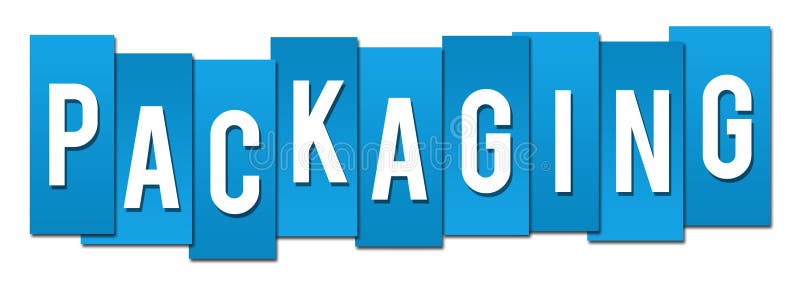 Package word. Blue Maket for text picture.