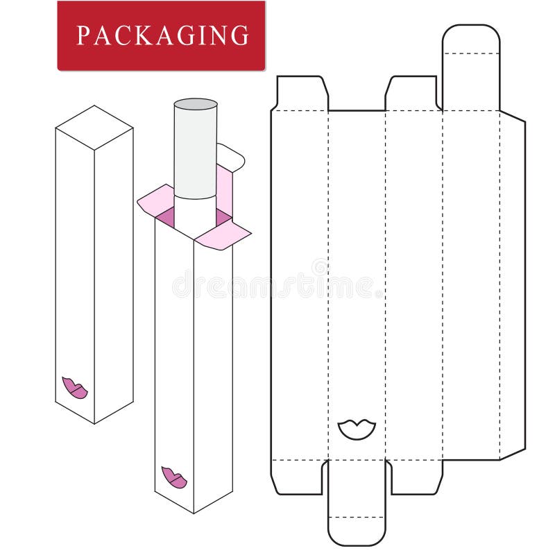 Lip Gloss Box Template