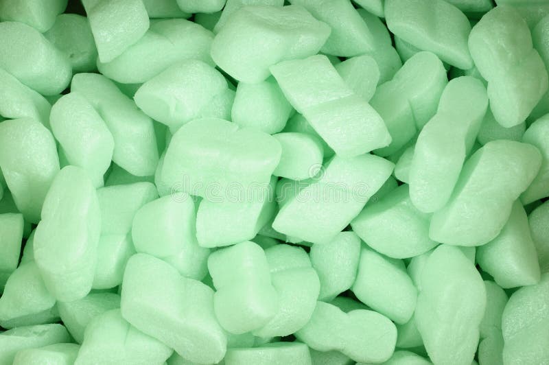 Packaging foam chips stock photo. Image of detail, chip 38642750