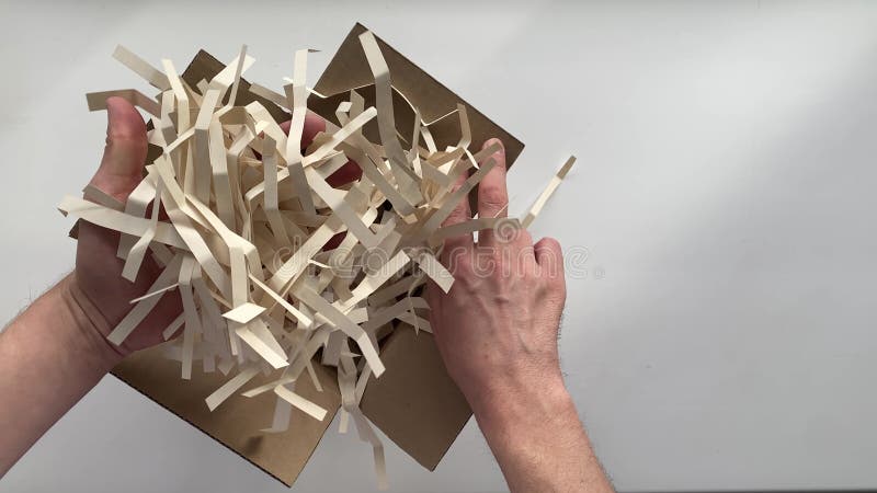 Packaging for a gift stock video