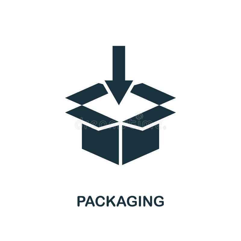 Packaging Icon Monochrome Style Design From Logistics Delivery Icon Collection Ui Pixel Perfect Simple Pictogram Packaging Icon Stock Illustration Illustration Of Packing Packaging 125749409