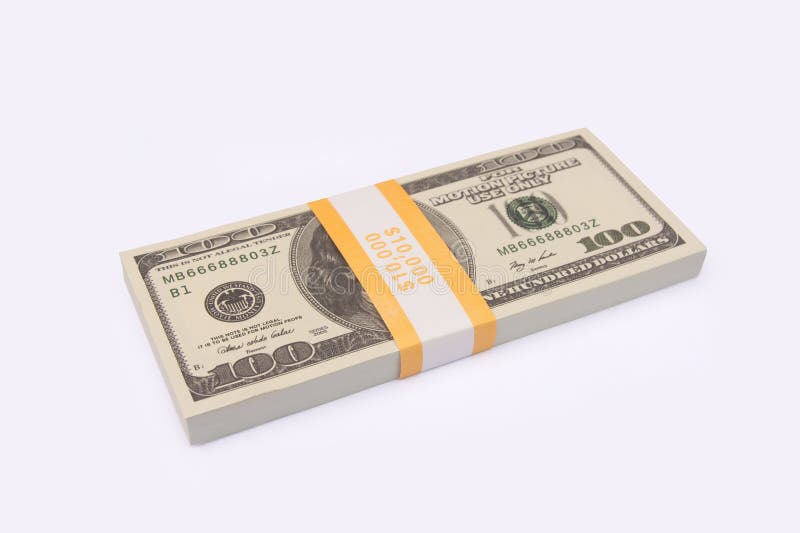 100 packar för US dollarräkningar staplar isolerat på vit bakgrund med urklippbanan arkivfoton 100 packar för US dollarräkningar staplar isolerat på vit bakgrund med urklippbanan arkivfoton