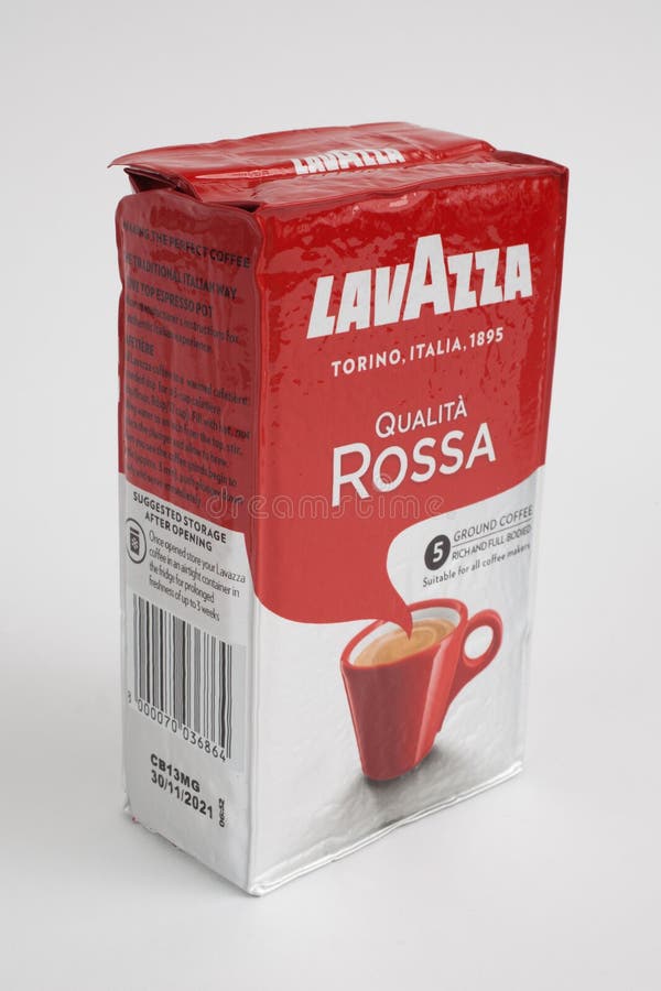 A Packet of Ground Coffee by Lavazza Editorial Stock Photo Image of