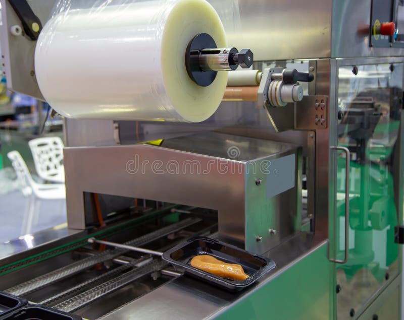 Food Plastic Packaging Machine Stock Image Image of manufacturing