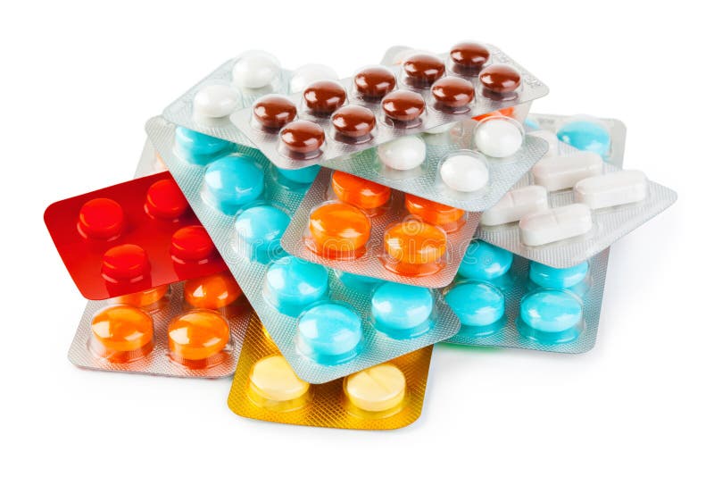 Packs of pills