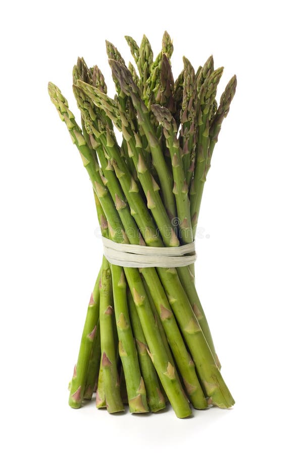 Maço de aspargos fotografia de stock